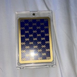 Gucci playing card
